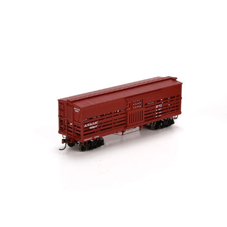 Roundhouse 84202 HO Santa Fe 36' Old Time Wood Stock Car #52637