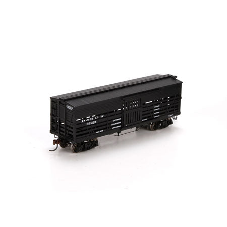 Roundhouse 84210 HO D&RGW 36' Old Time Wood Stock Car #35222