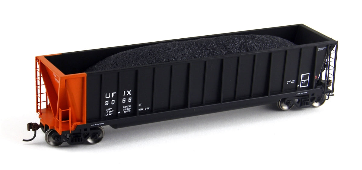 Athearn 97519 HO UFIX Bathtub Gondola with Coal Load #5068