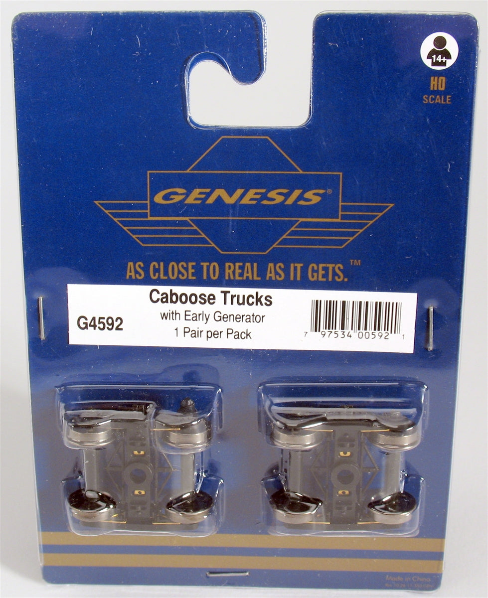 Athearn G4592 HO Caboose Truck with Early Generator (Pack of 2)