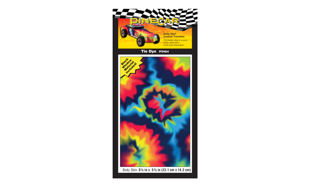 PineCar P3984 Tie Dye Body Skin Custom Transfer