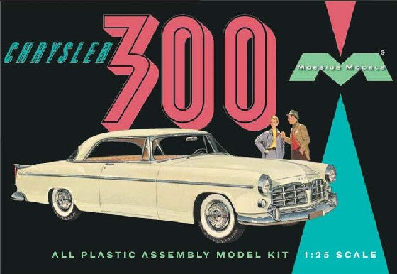 Moebius Models 1201 1:25 1955 Chrysler 300 Car