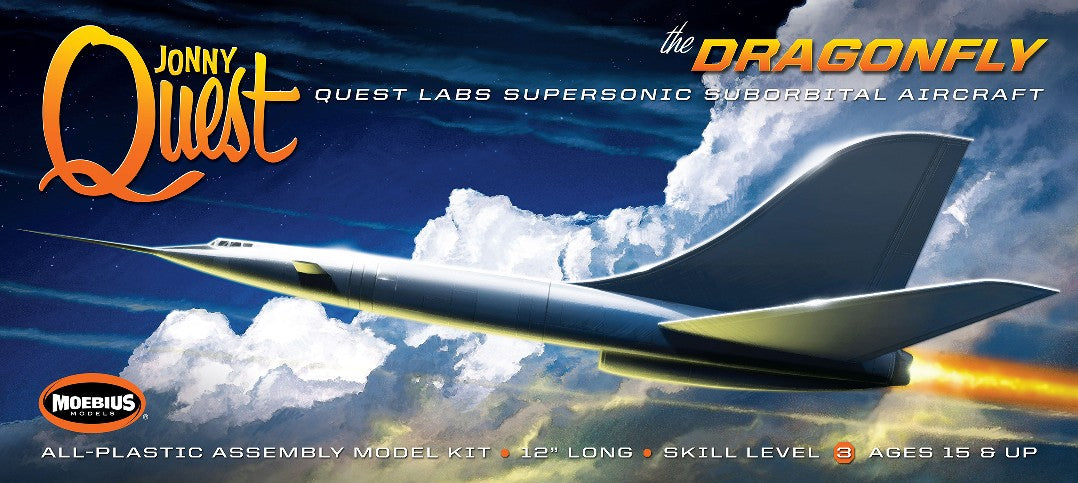 Moebius Models 946 Jonny Quest Dragonfly Supersonic Suborbital Aircraft