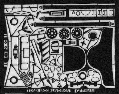 Toms Model Works 502 1:32 WWI German Cockpit Aircraft Detail Parts