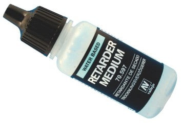 Vallejo Paint 70597 Water Based Retarder Medium - 17 ml. Bottle