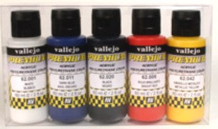 Vallejo Paint 62103 Metallic Premium Color Acrylic Paints (Set of 5)