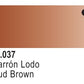 Vallejo Paint 71037 Mud Brown Model Air Matte Acrylic Paint - 17 ml. Bottle
