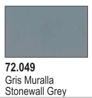Vallejo Paint 72049 Stonewall Grey Game Color Acrylic Paint - 17 ml. Bottle