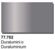 Vallejo Paint 77702 Duraluminium Metal Color Acrylic Paint - 32 ml. Bottle