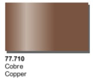 Vallejo Paint 77710 Copper Metal Color Acrylic Paint - 32 ml. Bottle