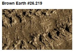 Vallejo Paint 26219 Brown Earth Acrylic Stone Textures - 200 ml. Bottle