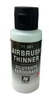 Vallejo Paint 71361 Airbrush Thinner - 60 ml. Bottle