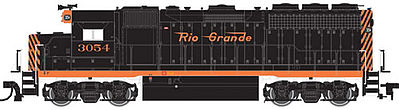 Atlas 40001942 N Rio Grande GP-40 Diesel Locomotive #3060 w/ DC
