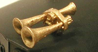 Cal Scale 190-631 HO Leslie S3LR3 3-Chime Air Horn Lost Wax Brass Casting