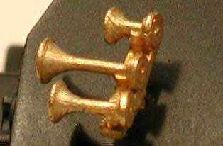 Cal Scale 190-643 HO Nathan K3 K3LA 3-Chime Air Horn Lost Wax Brass Casting