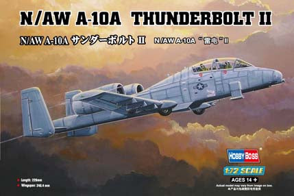 Hobby Boss Models 80267 1:72 N/AW A-10A Thunderbolt II Military Plane Kit