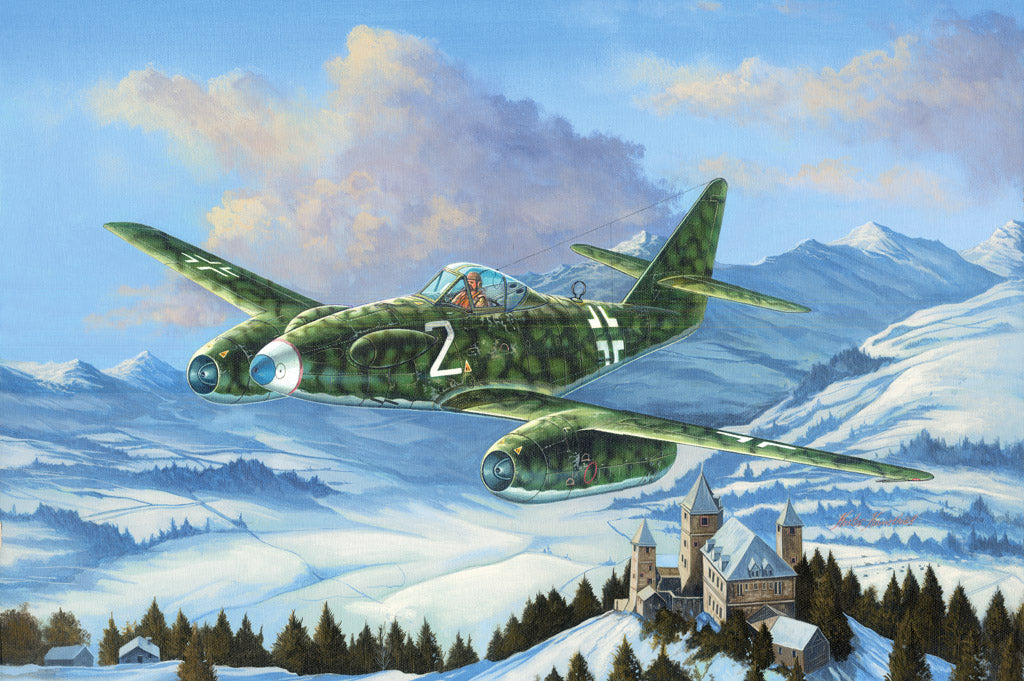 Hobby Boss Models 80371 1:48 Me-262A-1A/U3 Fighter Military Aircraft Plane Kit