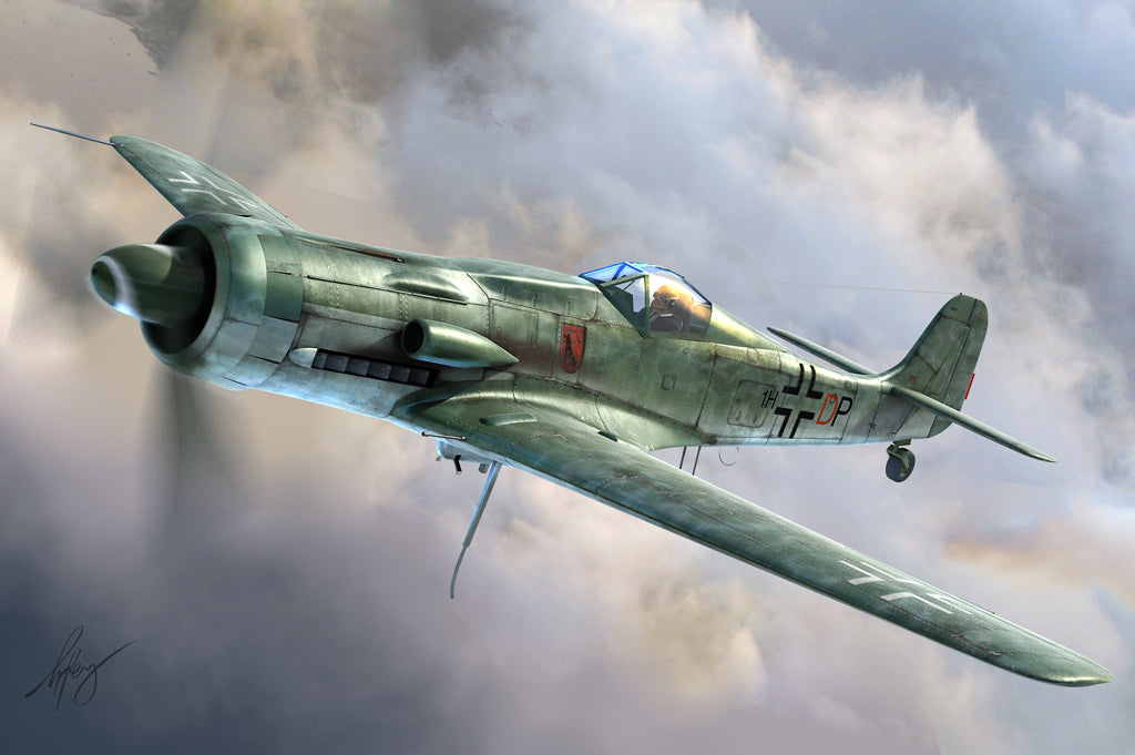 Hobby Boss Models 81703 1:48 Focke Wulf Ta 152 C-1/R14 Military Plane Kit