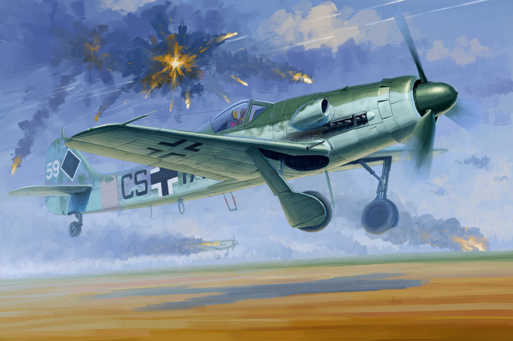 Hobby Boss Models 81719 1:48 Focke-Wulf FW190D-12 Military Aircraft Plane Kit