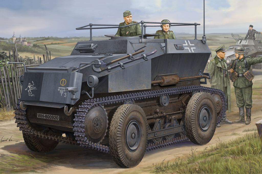 Hobby Boss s 82491 1:35 Sd.Kfz.254 Tracked Armoured Scout Car Vehicle Kit