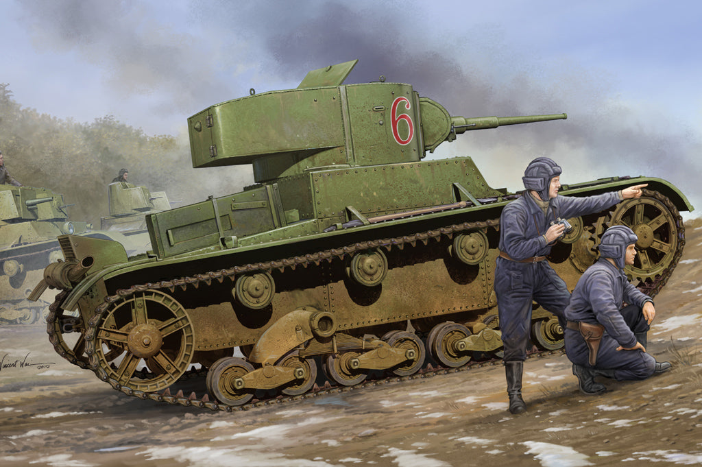 Hobby Boss s 82495 1:35 Soviet T-26 Mod.1933 Light Infantry Military Tank Kit