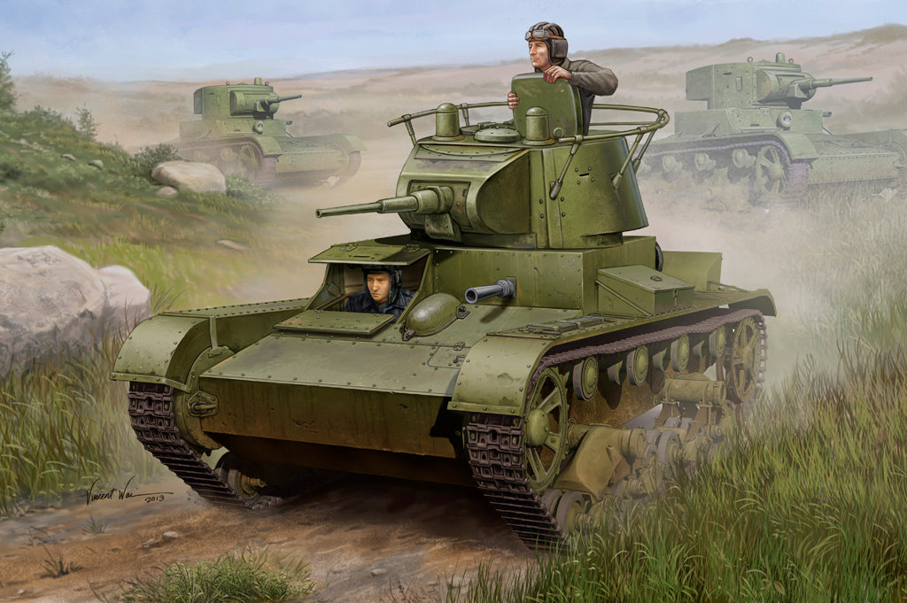 Hobby Boss s 82497 1:35 Soviet T-26 Mod.1938 Light Infantry Military Tank Kit