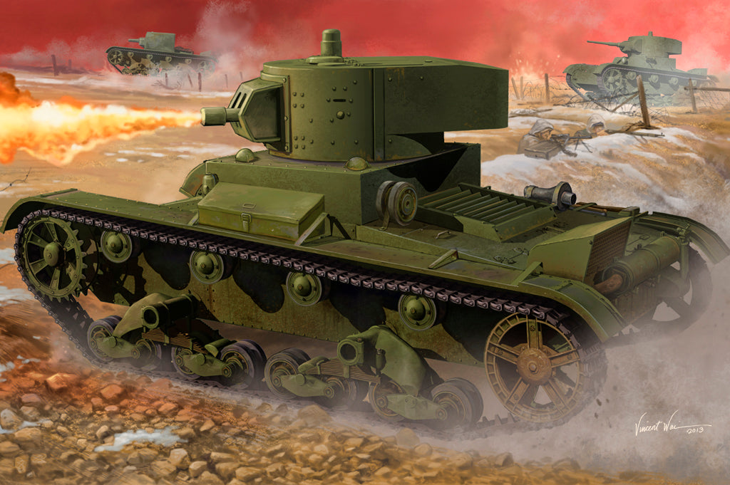 Hobby Boss s 82498 1:35 Soviet OT-130 Flame Thrower Military Tank Model Kit
