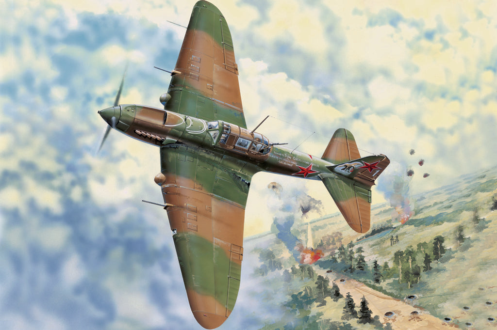 Hobby Boss Models 83204 1:32 Ilyushin IL-2M3 Ground Attack Military Plane Kit