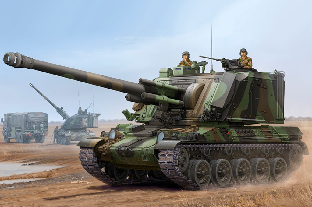Hobby Boss s 83834 1:35 French GCT 155mm AU-F1 Military Tank Model Kit