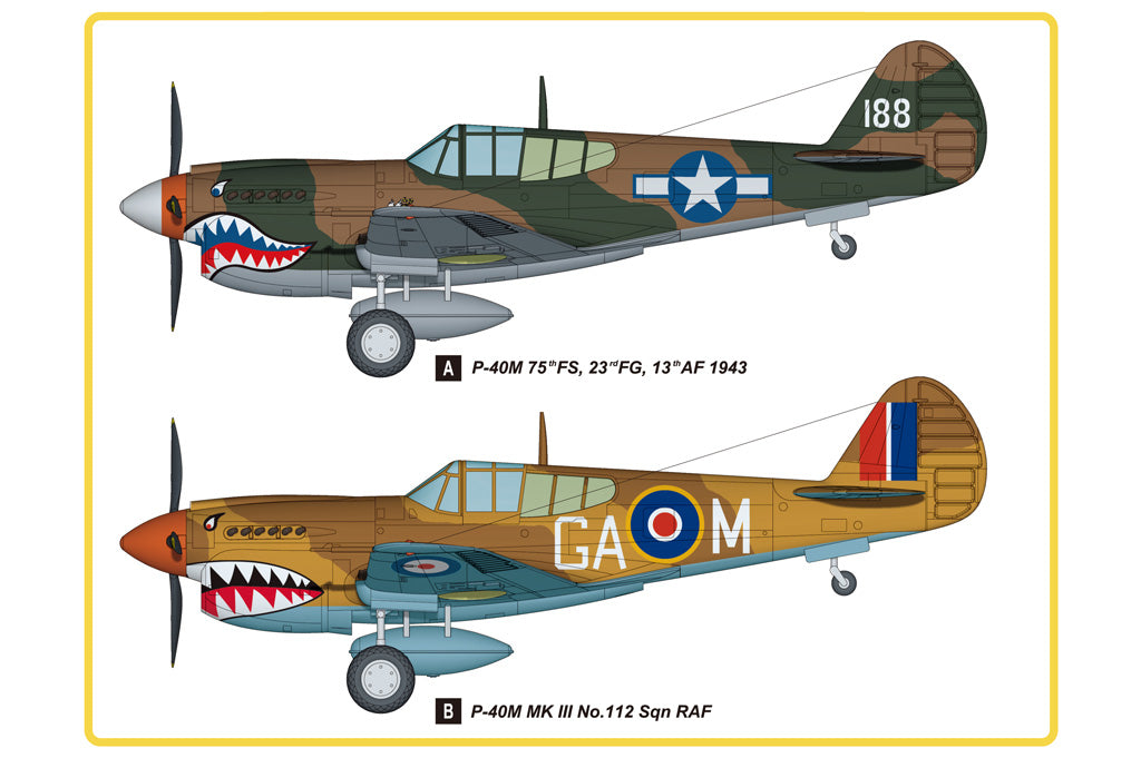 Hobby Boss Models 85801 1:48 Curtiss P-40M ty Hawk Military Aircraft Plane Kit