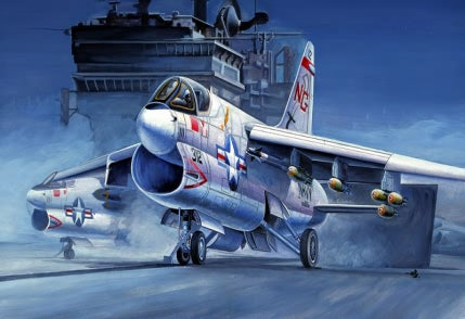 Hobby Boss Models 87201 1:72 Vought A-7A Corsair II Military Aircraft Plane Kit