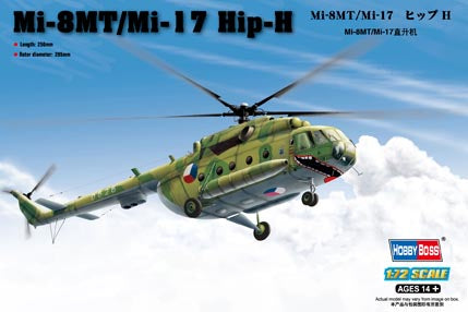 Hobby Boss s 87208 1:72 Mil Mi-8MT/Mi-17 Hip-H Military Aircraft Helicopter Kit