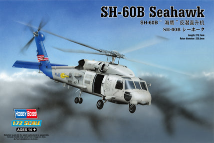 Hobby Boss s 87231 1:72 Sikorsky SH-60B SeaHawk Military Aircraft Helicopter Kit