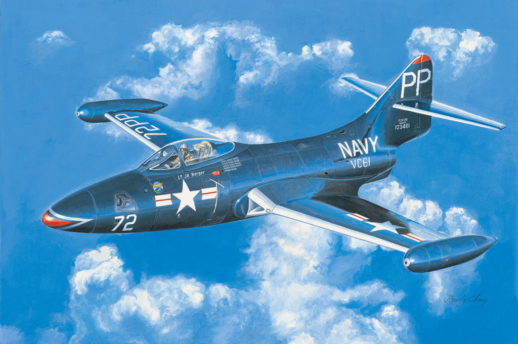 Hobby Boss Models 87249 1:72 Grumman F9F-2P Panther Military Aircraft Plane Kit