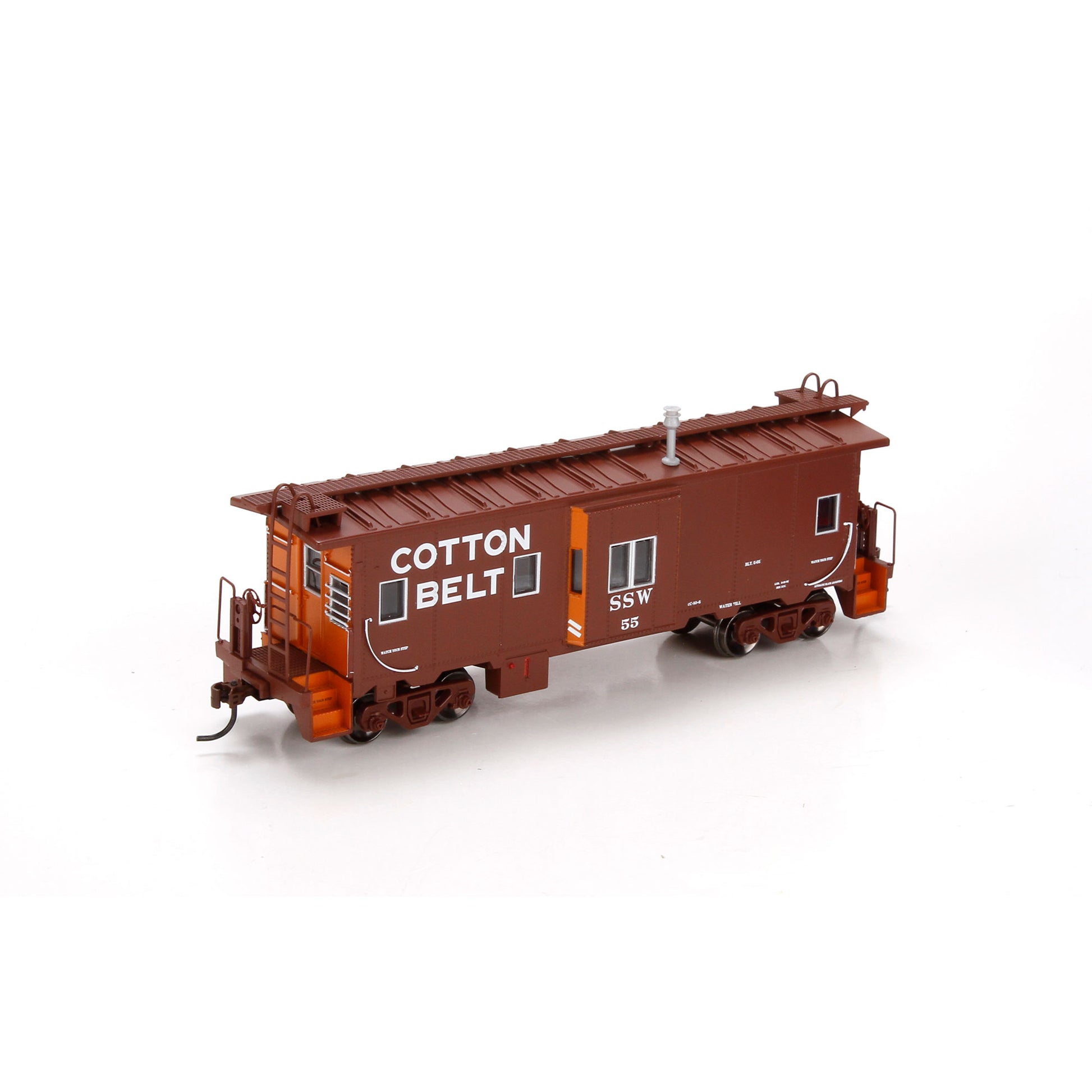 Athearn 74797 HO St. Louis & Southwestern Cotton Belt Bay Window Caboose #55