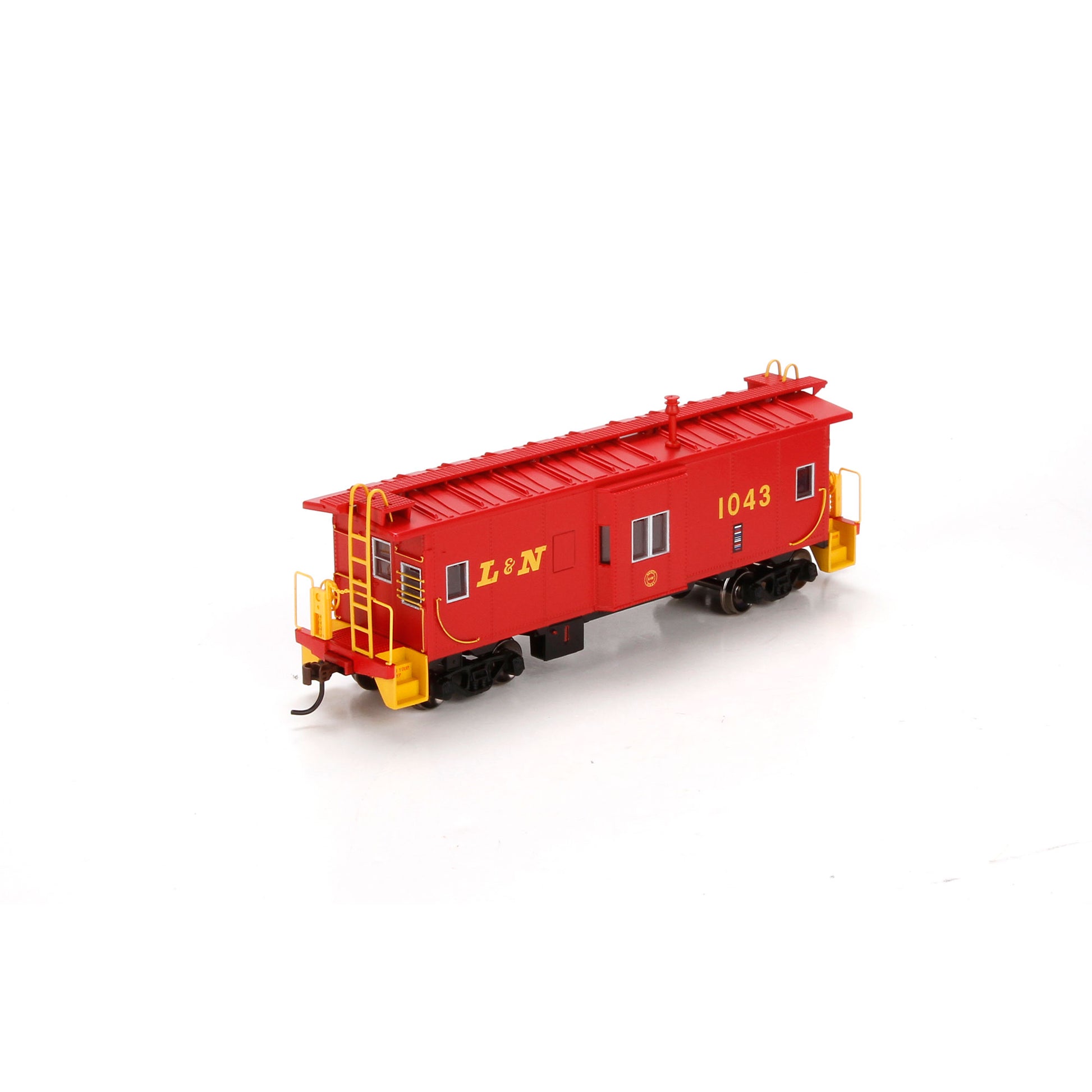 Athearn 74844 HO Scale L&N Bay Window Caboose #1043