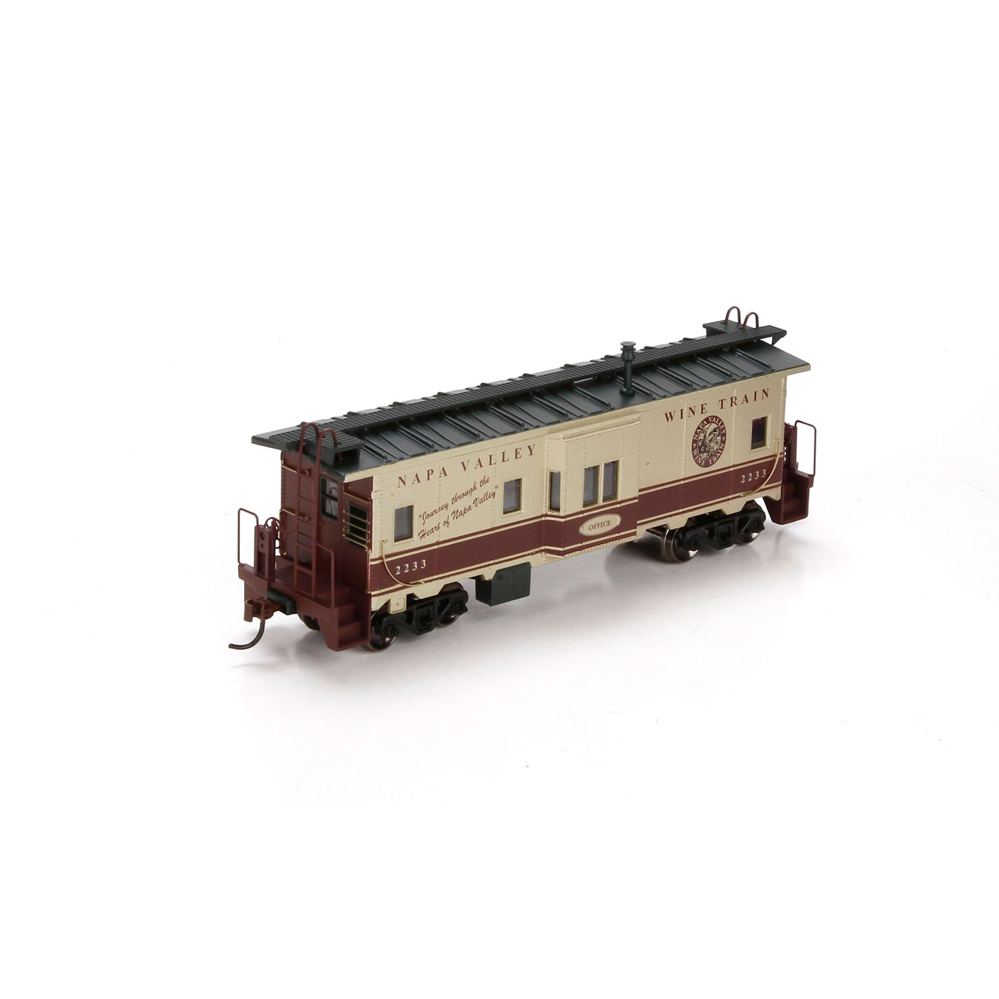 Athearn 85108 HO Scale Napa Valley Office Bay Window Caboose #2233