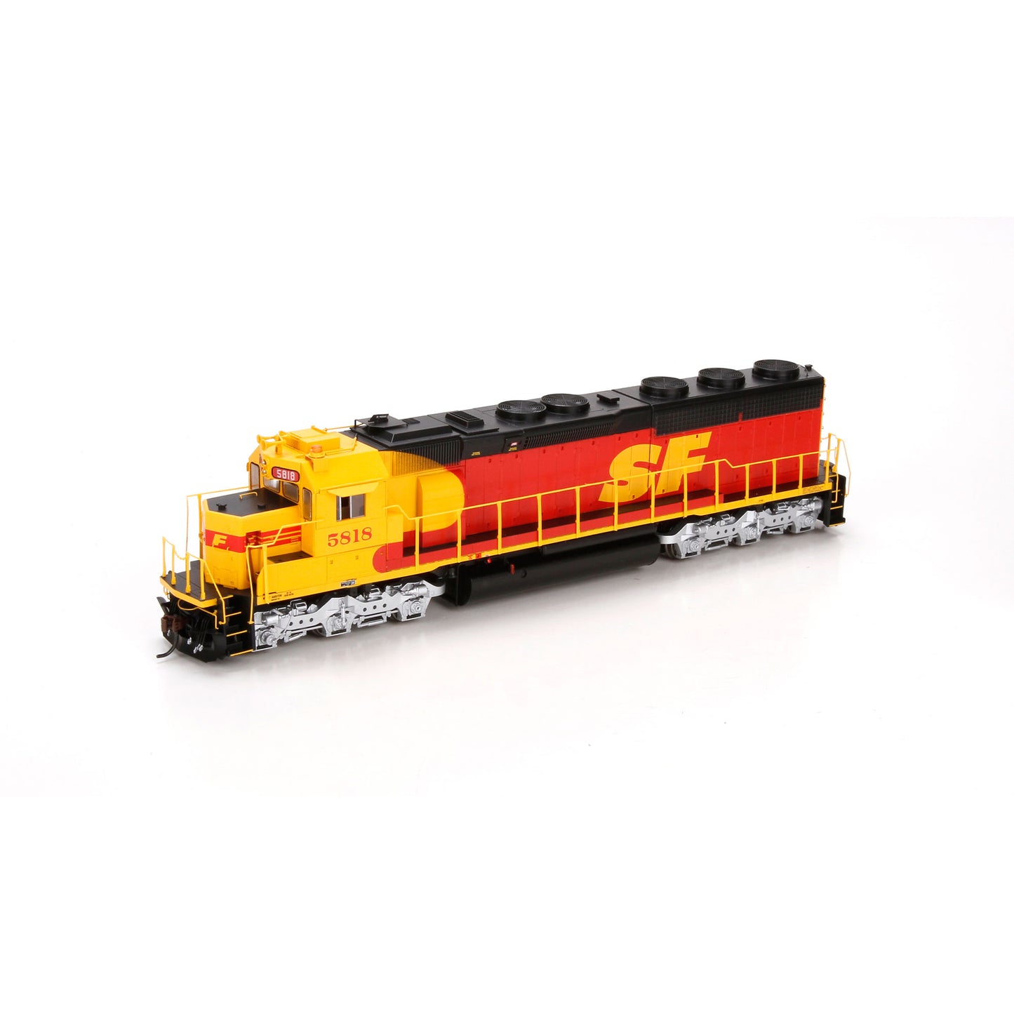 Athearn G67228 HO Santa Fe SD45-2 Locomotive w/DCC & Sound #5818