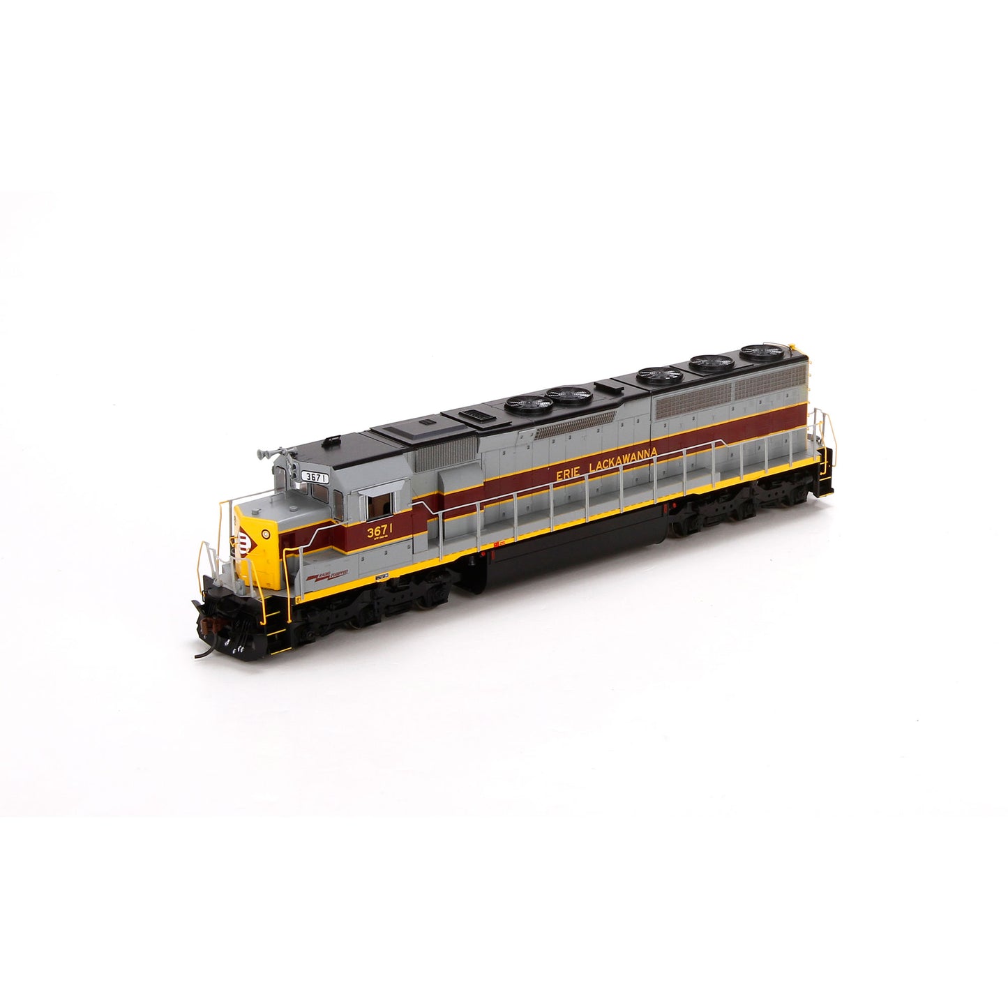 Athearn G67233 HO SD45-2 Erie Lackawanna w/DCC & Sound # 3671