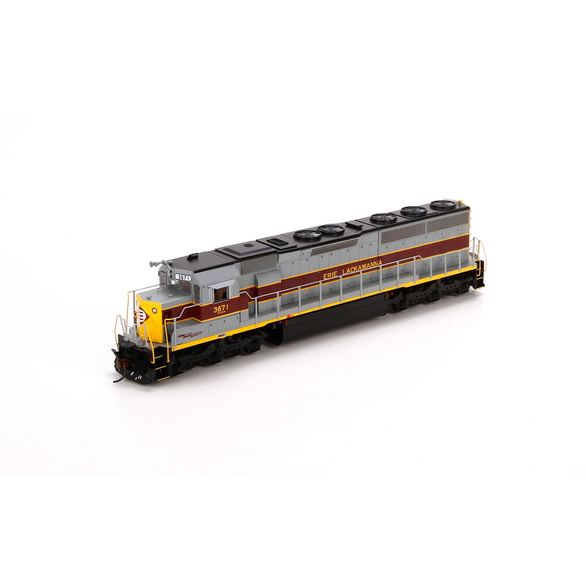 Athearn G67233 HO SD45-2 Erie Lackawanna w/DCC & Sound # 3671