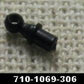 Lionel 1069-306 Black Handrail Stanchion for Hogwarts