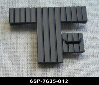 Lionel 7635-12 Catwalk Short Black Die Cast