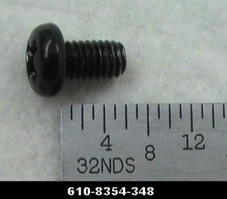 Lionel 8354-348 3x5.0x.5 mm Black Phillips Pan Head Machine Screw