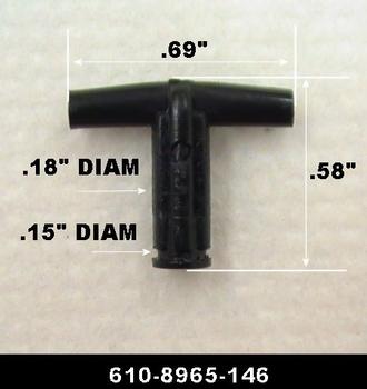 Lionel 18965-146 Short Plastic Coupler T-Bar