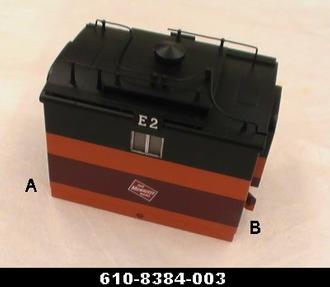 Lionel 18384-3 Bi-Polar Center Cab Shell #E-2