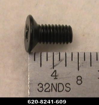 Lionel 8241-609 2.5x6.0x.45 mm Black Phillips Flat Head Machine Screw