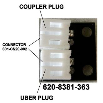 Lionel 28381-363 GP-30 Coupler Pin Connector PCB Circuit Board