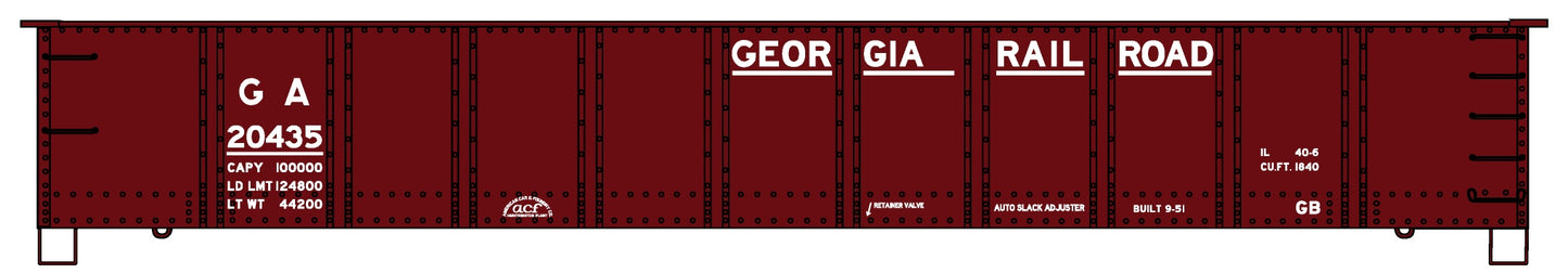 Accurail 3779 HO Georgia Railroad 41' Steel Gondola Kit