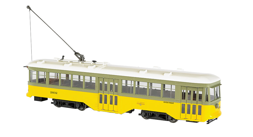Bachmann 91702 G Los Angeles Railway Peter Witt Streetcar - Standard DC #2602