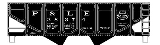 Accurail 2817 Ho PS TWIN HOPPER P&LE Kit